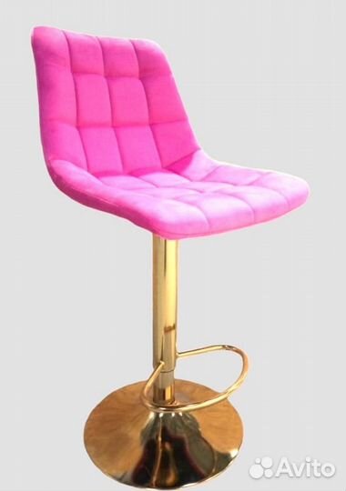 Стул барный компьютерный Дижон розовый