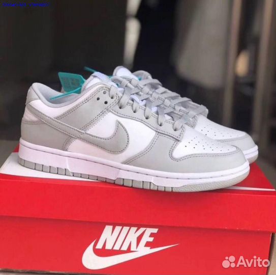 Кроссовки Nike Dunk Low Grey Fog Оригинал