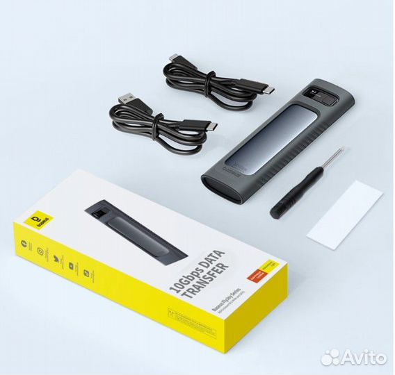 Корпус Baseus для SSD M.2 NVMe/Sata