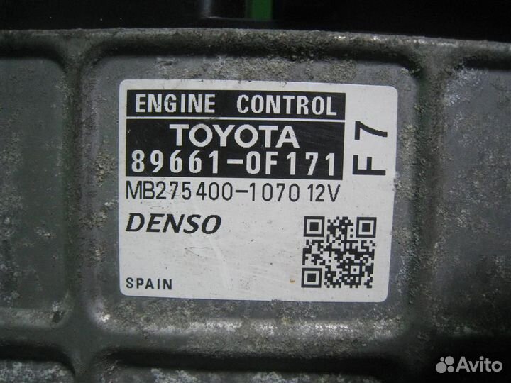 Блок управления двс Toyota Verso R2 2009