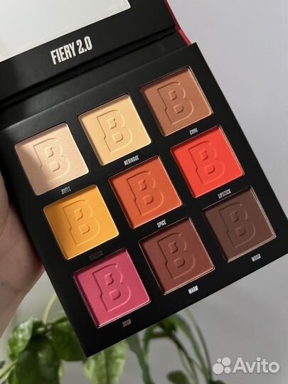 Палитра теней beautt bay fiery 2.0