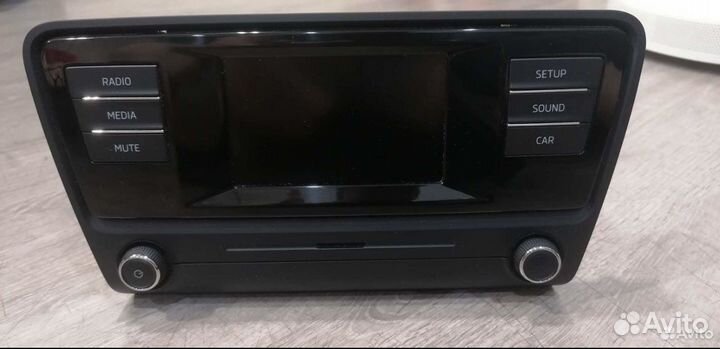 Штатная машнитола skoda octavia a7