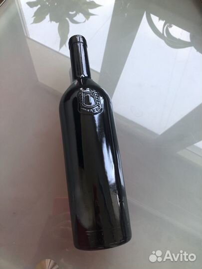Тяжелая стеклянная бутылка для вина