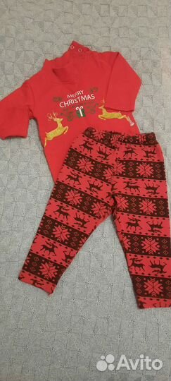 Костюм детский новогодний утеплённы 6-9 мес