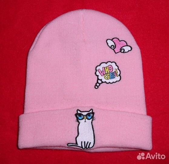 Шапочки, перчатки на 7-12лет