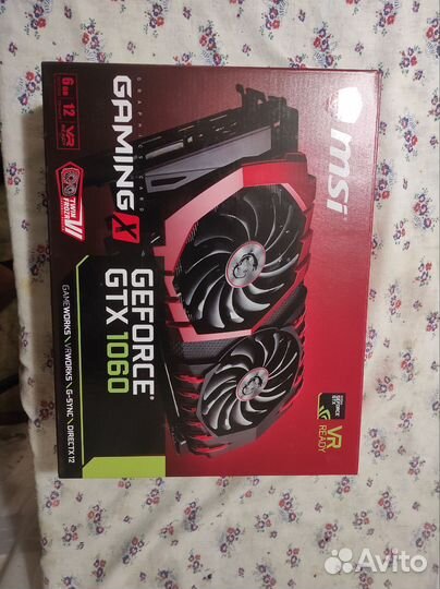 Видеокарта gtx 1060 6gb msi gaming x