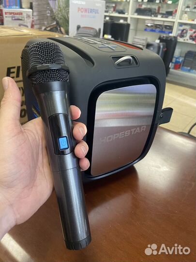 Колонка караоке Hopestar Party ONE 80 Вт микрофон
