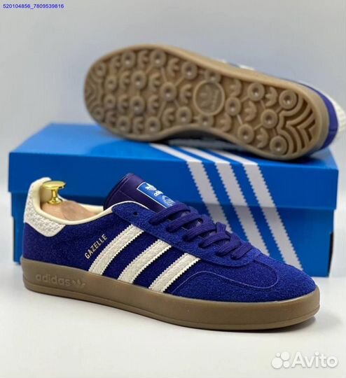 Кроссовки Adidas Gazelle Navy (Арт.83412)