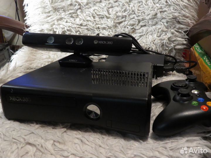 Xbox 360 slim фрибут + 48/86 лучших игр