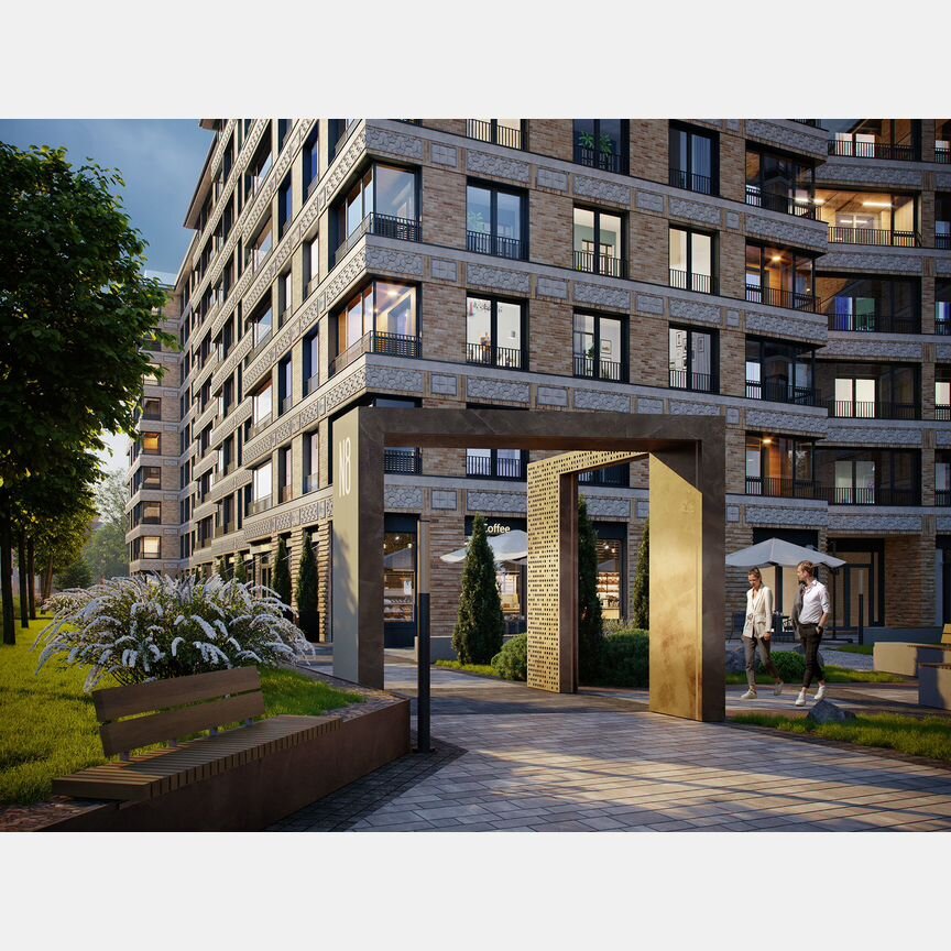 1-к. квартира, 43,6 м², 6/10 эт.