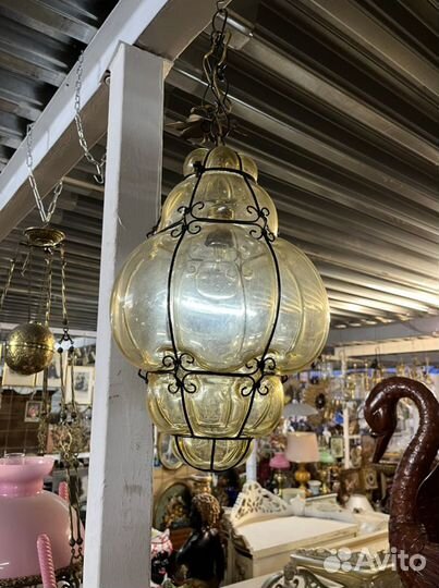 Люстра. Фонарь. Винтаж из Европы. Антиквариат