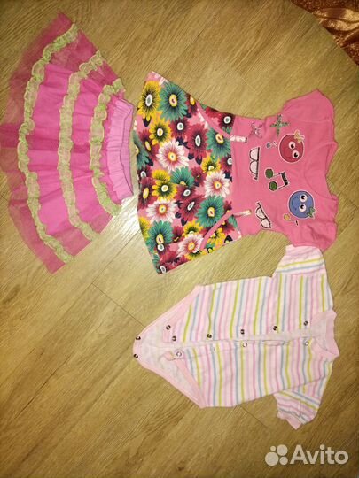 Коробка вещей на девочку