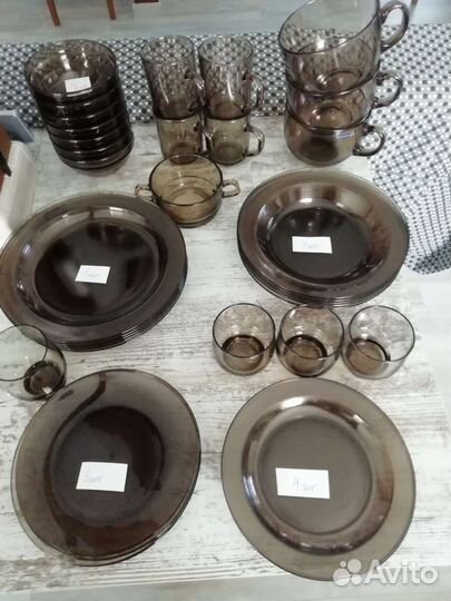 Тарелки коричневые. Салатники. Пиалы