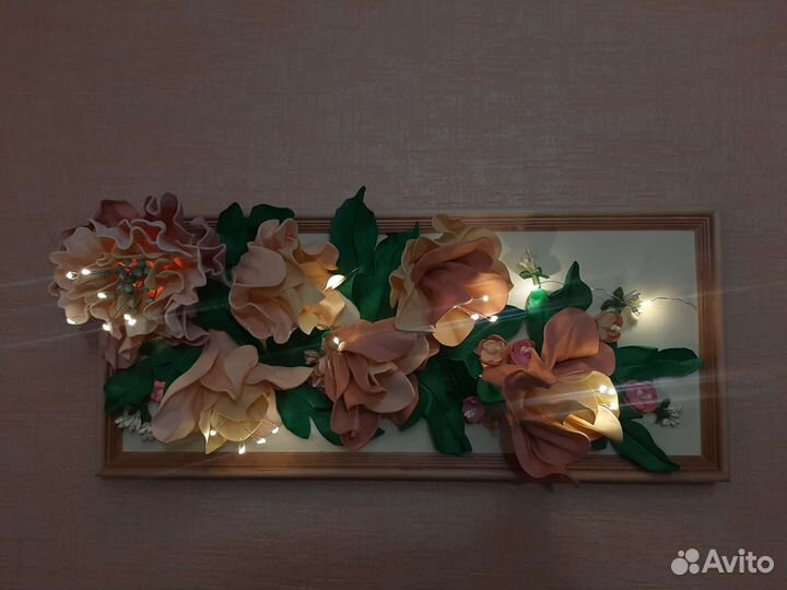 Цветы из фоамирана