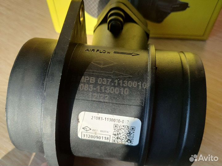 Датчик массового расхода воздуха ваз