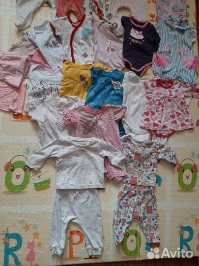 Детские вещи пакетом на девочку 62 68