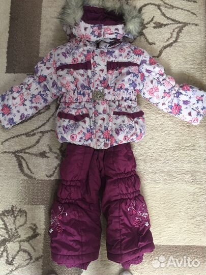 Зимний комбинезон для девочки на 2-3 года