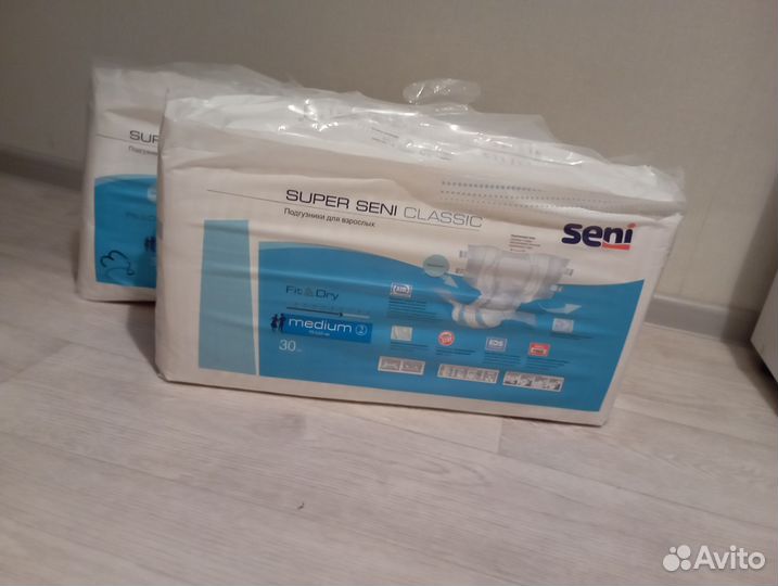 Памперсы для взрослых сени 2, матрас