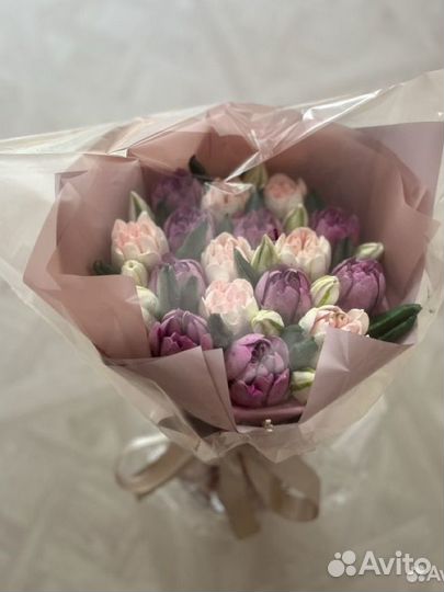 Сладкий букет из зефира