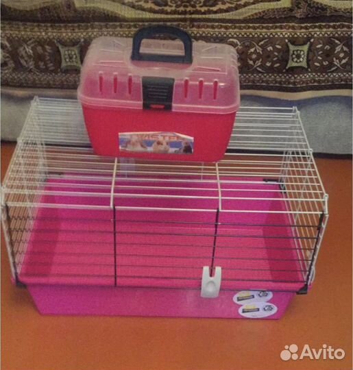 Клетка и переноска для морской свинки