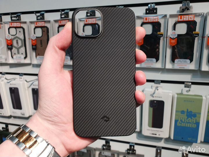 Чехол Pitaka MagEZ Case 3 Kevlar iPhone 14 / 13