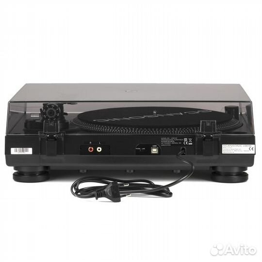 Виниловый проигрыватель Scansonic USB100 Black