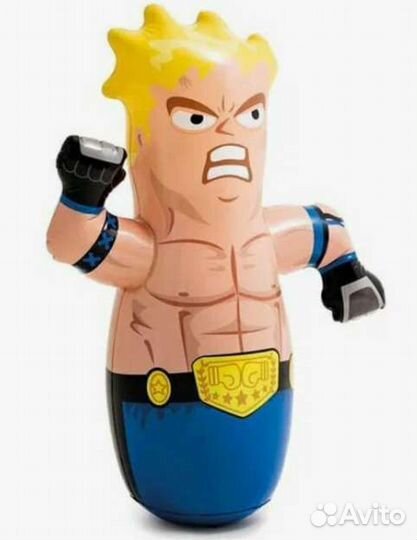 Неваляшка-боксер надувная игрушка