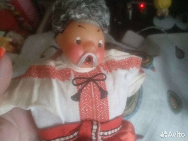 Кукла казак Чуб сувенирная СССР