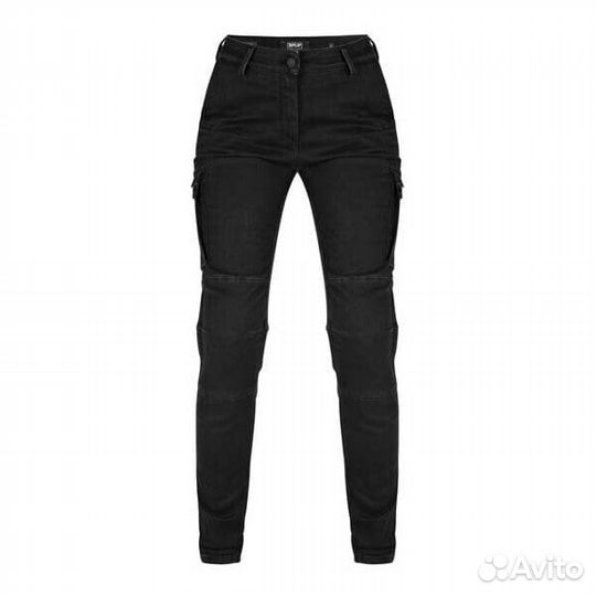 Replay Cargo Hyperflex Wt897 Lady Jeans Black Черн