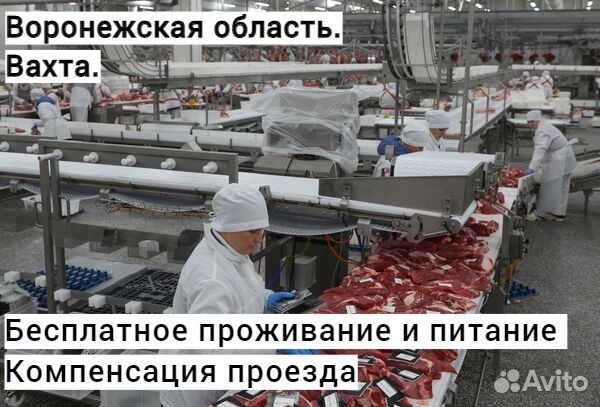 Вахта. Упаковщик. Воронежская область