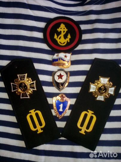 Знак За борьбу с пиратами Сомали Погоны вмф СССР