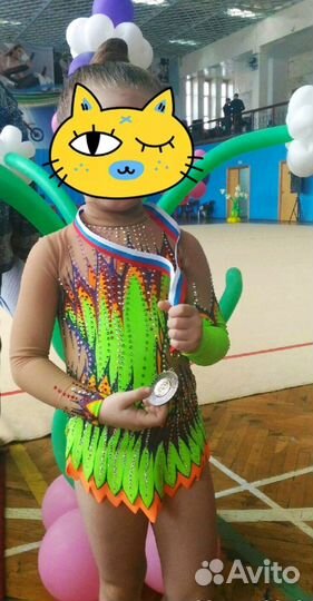 Купальник гимнастический для художественной гимнас