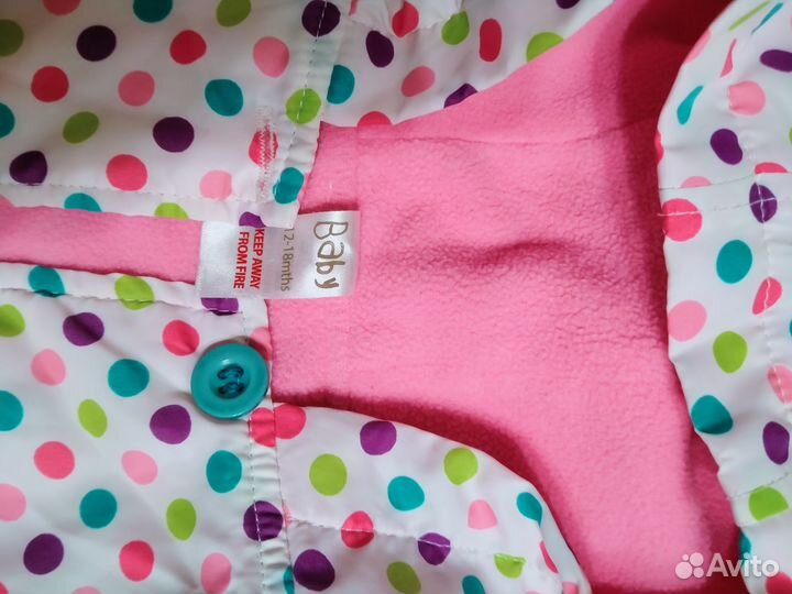 Плащ для девочки 12 -18 мес