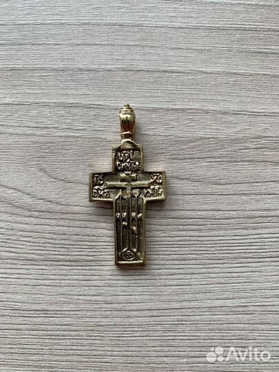 Крест медный нательный старообрядческий мужской