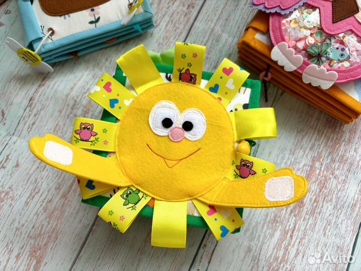 Развивающая книга из фетра