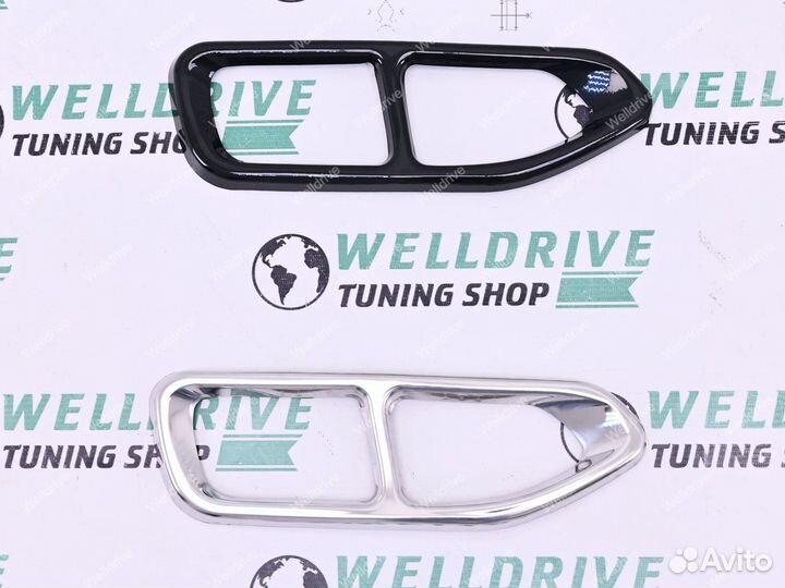 Накладки на выхлоп BMW 7 G11 G12 дорест стиль 760