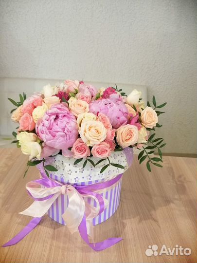 Букеты цветов из пионов