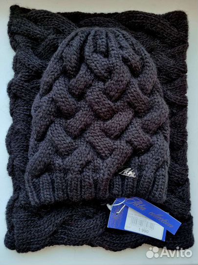 Комплект шапка и снуд