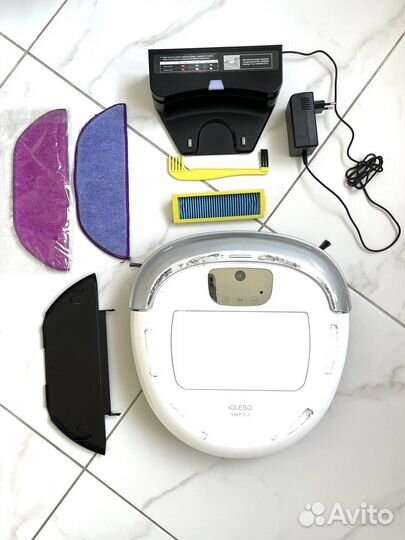 Робот пылесос iclebo omega белый