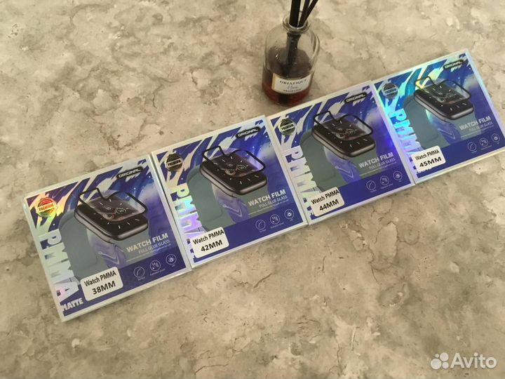 Защитное стекло на Apple Watch 1,2,3,4,5,6,7,8 SE