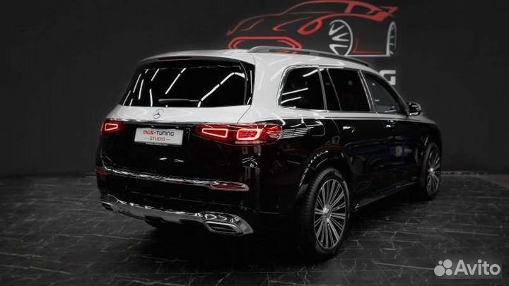 Обвес и пороги стиль Maybach Mercedes GLS x167