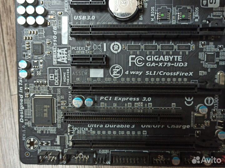 Ga-x79-Ud3 + Xeon 3820 + 4gb Озу