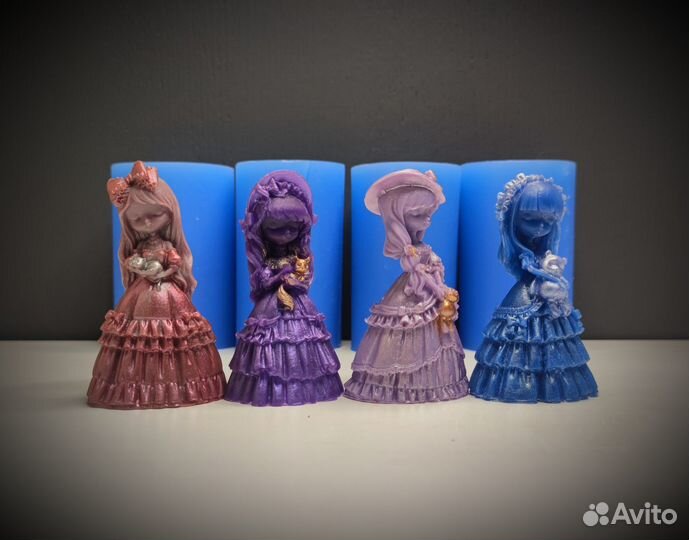 Силиконовая форма/молд для свечей, мыла