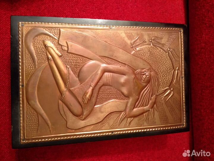 Шкатулки СССР (дерево, чеканка, музыкальная)