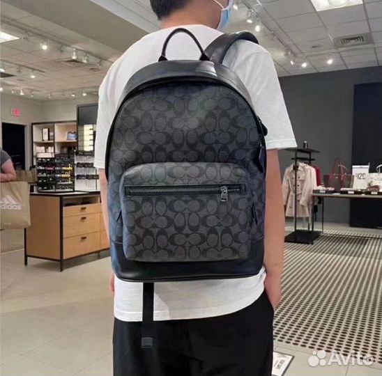 Рюкзак мужской Coach Новый 39х32см