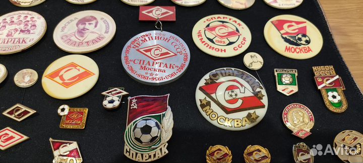 Значки фк. спартак 1970-90г