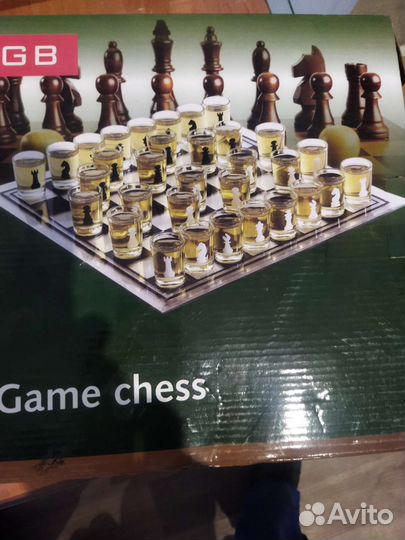 Шахматы рюмки