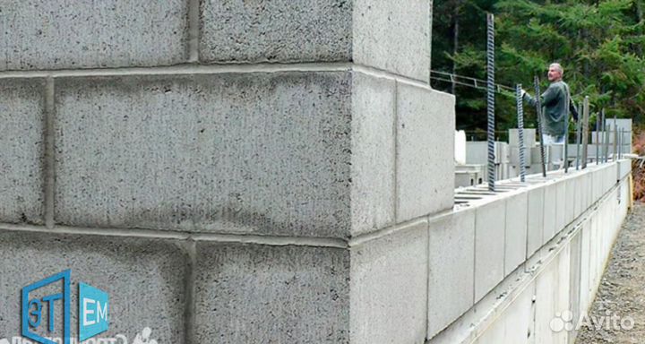 Полистиролбетонный строительный блок (По госту)