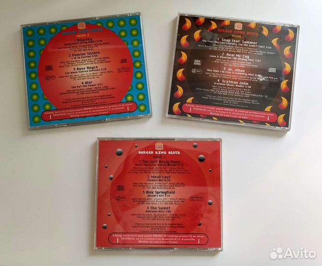 Фигурные CD Burger King Beats
