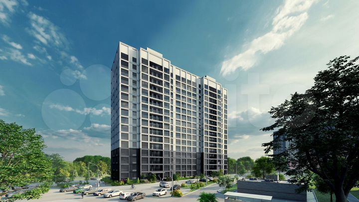 2-к. квартира, 69,7 м², 9/16 эт.